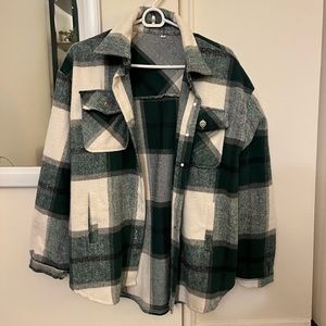 Plaid shacket